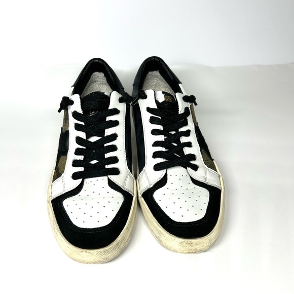 Vintage Havana Camo Distressed Star Sneakers - Picture 4 of 7